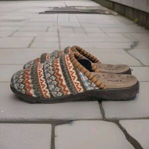 Taos Tabitha Mules Womens Size 9 Slipper Knit Sweater Comfort Slip On Shoes